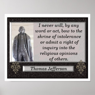 Thomas Jefferson quote -art print