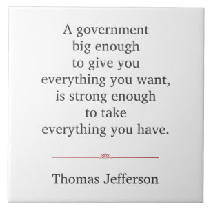 Thomas Jefferson Quote Tile