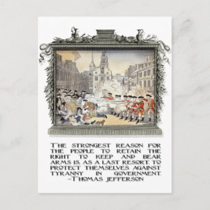 Thomas Jefferson Quote: Tyranny in the Government Postcard
