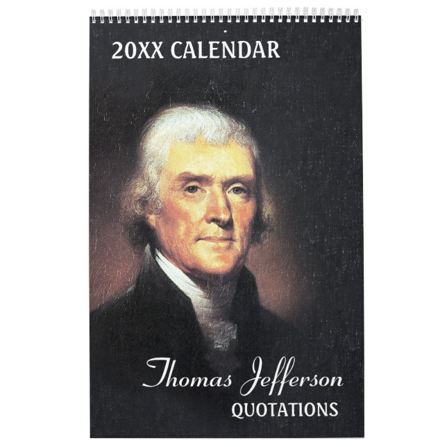 Thomas Jefferson Quotes Calendar (Cover)