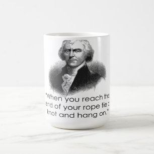 Thomas Jefferson Rope Quote Mug