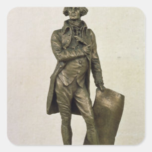 Thomas Jefferson Square Sticker