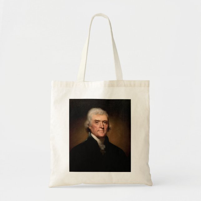 Thomas Jefferson Tote Bag (Front)
