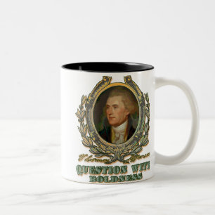 Thomas Jefferson Two-Tone Coffee Mug