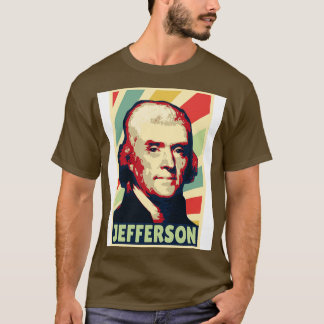 Thomas Jefferson Vintage Colours T-Shirt