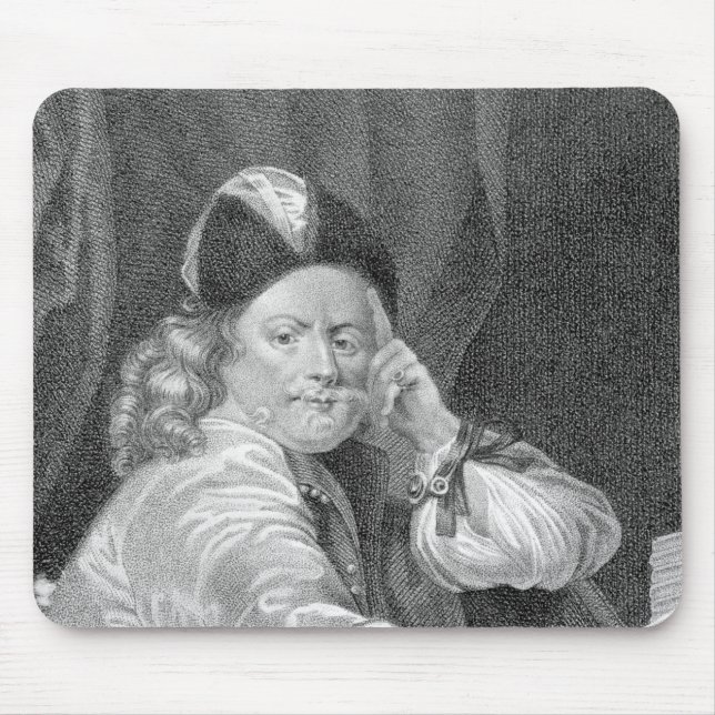 Thomas Killigrew, engraved by J.J Van den Bergh Mouse Mat (Front)