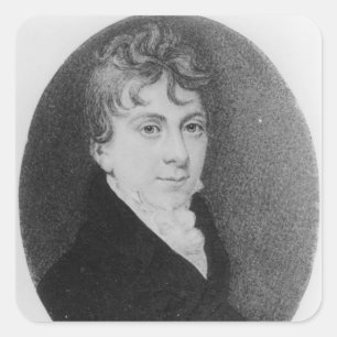 Thomas Love Peacock Square Sticker