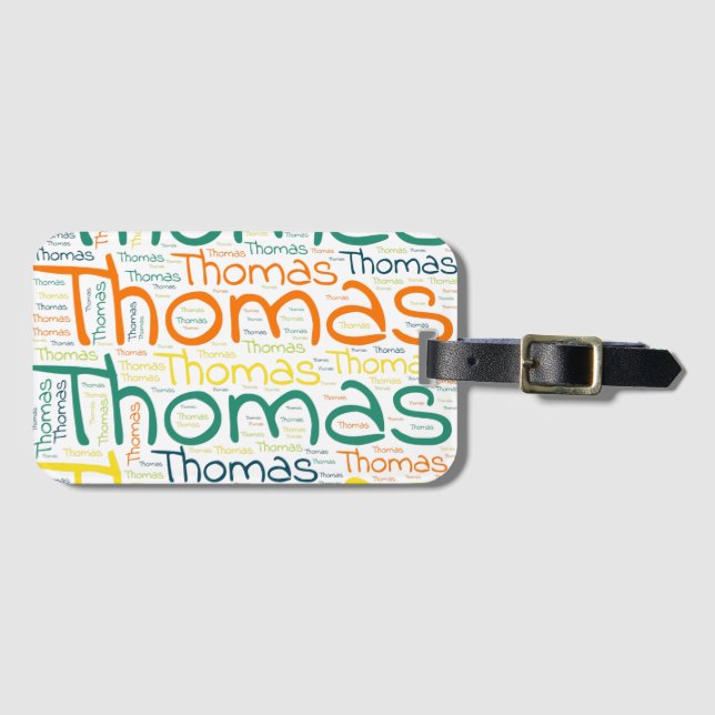 Thomas Luggage Tag (Front Horizontal)