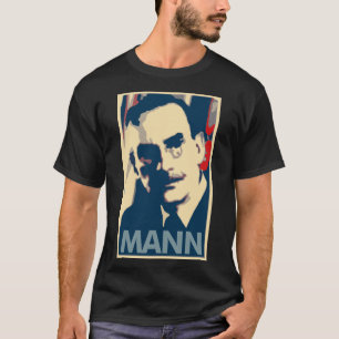 Thomas Mann Poster Political Parody T-Shirt