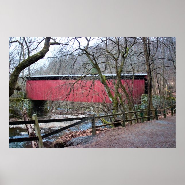 Thomas Mill Covered Bridge Poster (Front)