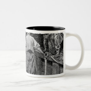 Thomas Moon began to Lay about him with his Two-Tone Coffee Mug