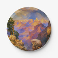 Thomas Moran art, Grand Canyon with Rainbow