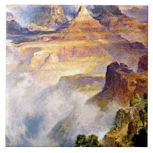 Thomas Moran - Canyon Mists, Zoroaster Park Tile