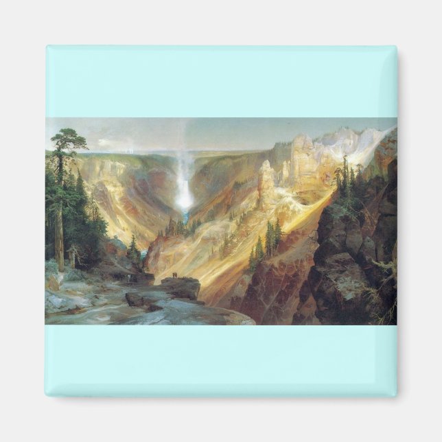 Thomas Moran - Grand Canyon of the Yellowstone Magnet (Front)