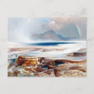 Thomas Moran Hot Springs of the Yellowstone Postcard