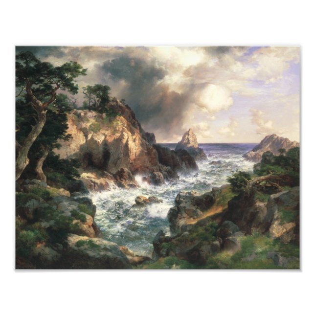 Thomas Moran - Point Lobos, Monterey, California Photo Print (Front)