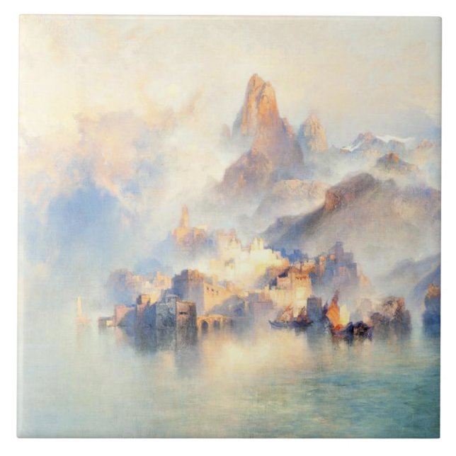 Thomas Moran - The Dream City Tile (Front)
