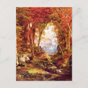 Thomas Moran - Under the Trees, fine art Postcard