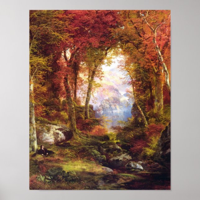 Thomas Moran - Under the Trees Poster (Front)