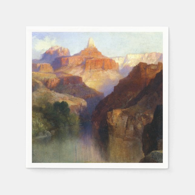 Thomas Moran Zoroaster Peak Napkin (Front)