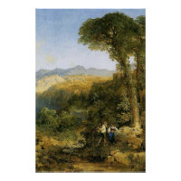 Thomas Moran's painting, Amalfi Coast,