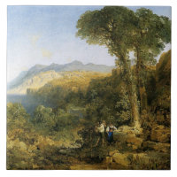 Thomas Moran's painting, Amalfi Coast,