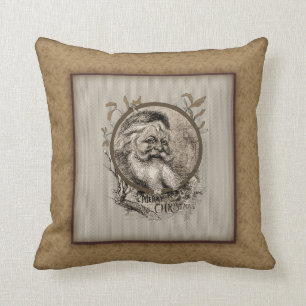 Thomas Nast Santa Claus Christmas Pillow