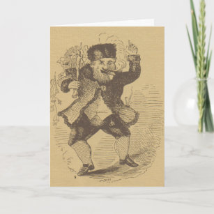 Thomas Nast's Early St. Nick Drawing Card