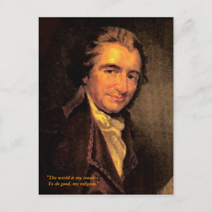 Thomas Paine - Postcard
