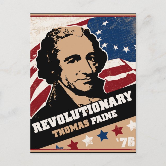 Thomas Paine Revolutionary Postcards (Front)
