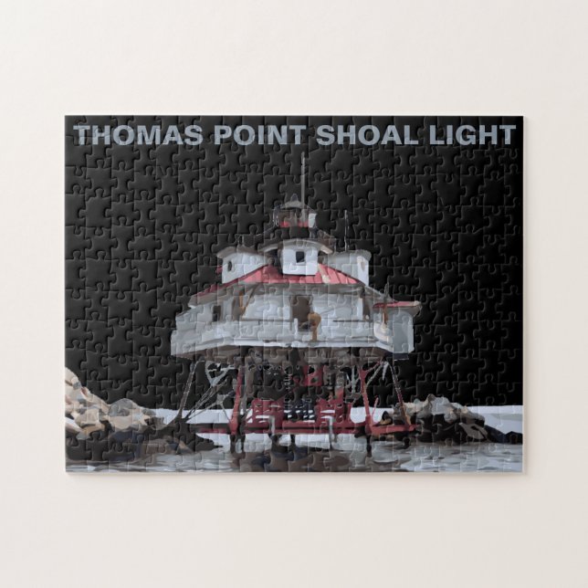 THOMAS POINT LIGHT JIGSAW PUZZLE (Horizontal)