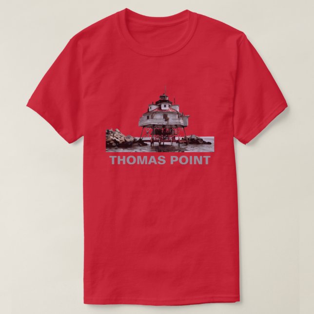 THOMAS POINT LIGHT T-Shirt (Design Front)
