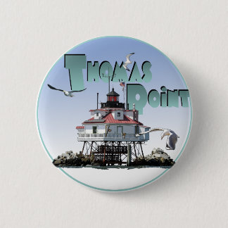 Thomas Point Lighthouse 6 Cm Round Badge