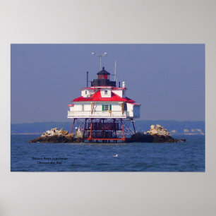 Thomas Point Lighthouse  Ch... Poster
