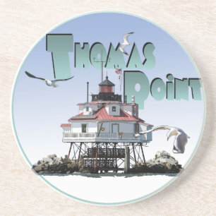 Thomas Point Lighthouse Coaster