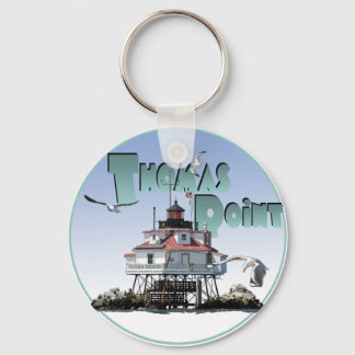 Thomas Point Lighthouse Key Ring