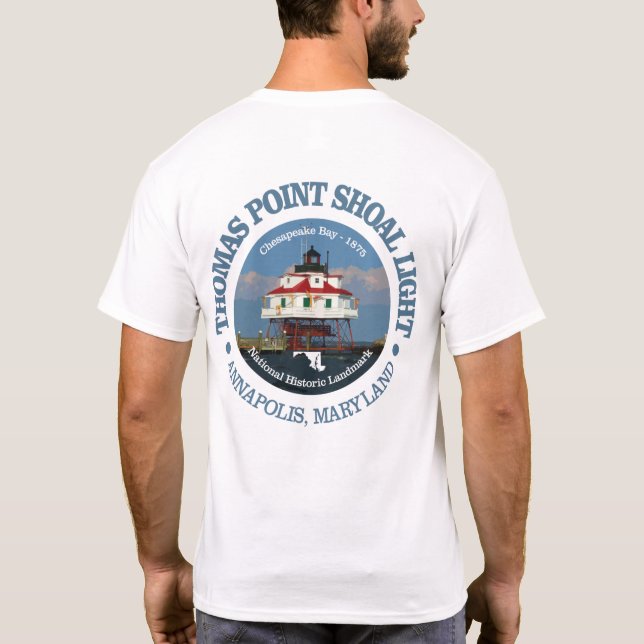 Thomas Point Shoal Light T-Shirt (Back)