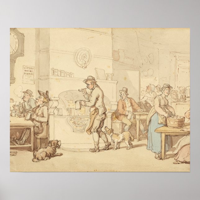 Thomas Rowlandson - Interior of an Inn Poster (Front)