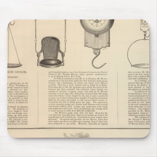 Thomas S Morton, Manufacturer Morris Mouse Mat (Front)