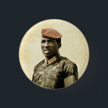 Thomas Sankara - Burkina Faso - African President 3 Cm Round Badge<br><div class="desc">Thomas Sankara - Burkina Faso - African President</div>