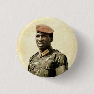 Thomas Sankara - Burkina Faso - African President 3 Cm Round Badge