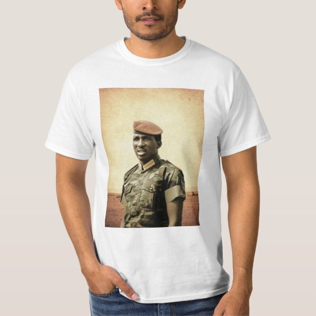 Thomas Sankara - Burkina Faso - African President T-Shirt (Front)