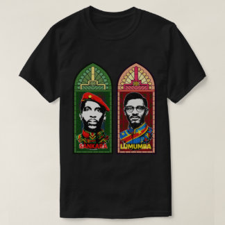 Thomas Sankara Patrice Lumumba Pan African art T-Shirt
