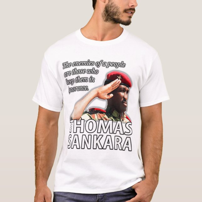 Thomas Sankara The Enemies of the People Premium T-Shirt (Front)