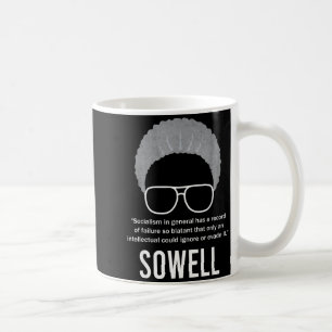 Thomas Sowell Socialism Quote Black History Month  Coffee Mug