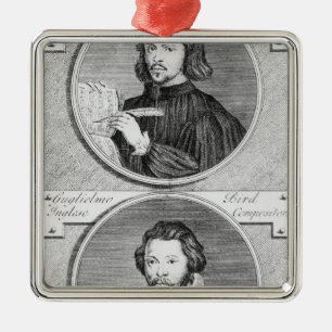 Thomas Tallis and William Byrd Metal Tree Decoration