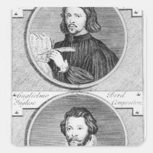 Thomas Tallis and William Byrd Square Sticker