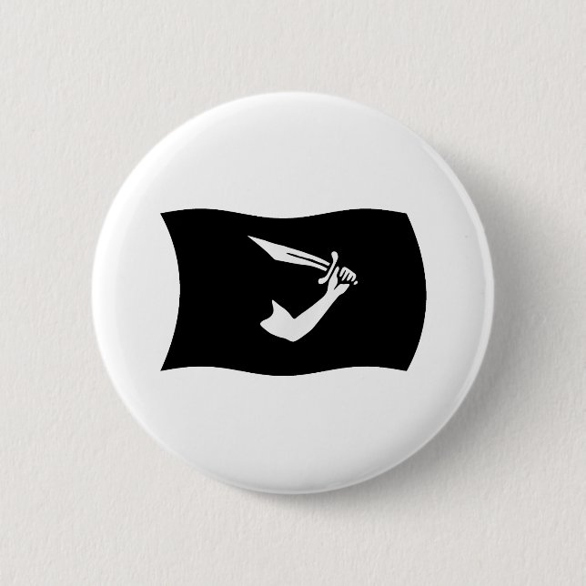 Thomas Tew Flag Button (Front)