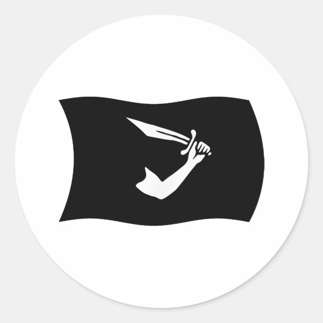 Thomas Tew Flag Sticker (Front)