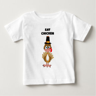 Thomas Turkey Eat Chicken Baby T-Shirt